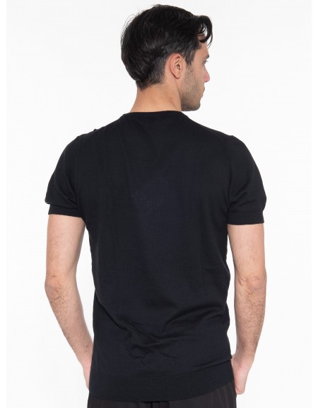 OVER-D T-shirt νημάτινο OM547MG Μαύρο OVER-D - 2