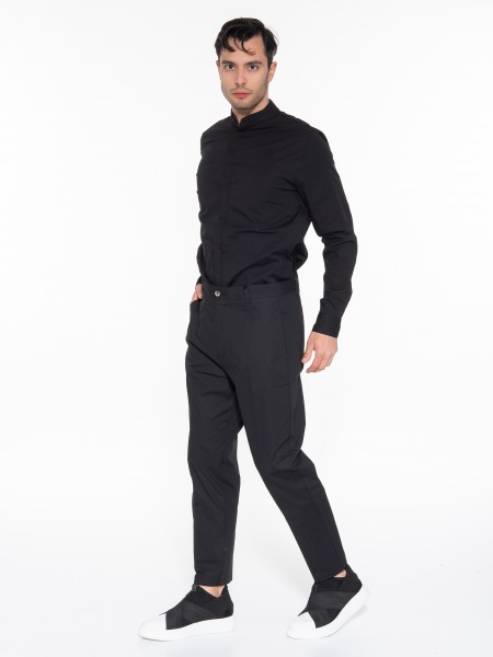 OVER-D Chino Παντελόνι OE1S2S3P03 Μαύρο OVER-D - 9