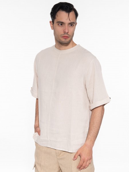 XAGON MAN T-shirt P23082V6300 Μπεζ XAGON MAN - 4