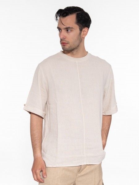 XAGON MAN T-shirt P23082V6300 Μπεζ XAGON MAN - 3