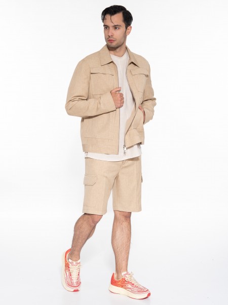 OVER-D Μπουφάν - Jacket OE1S2S3J11 Μπεζ OVER-D - 7