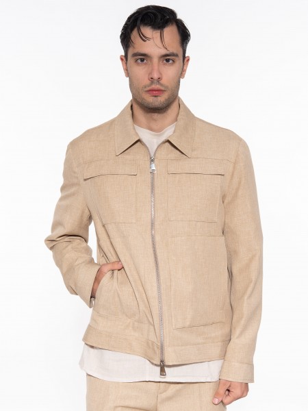 OVER-D Μπουφάν - Jacket OE1S2S3J11 Μπεζ OVER-D - 1