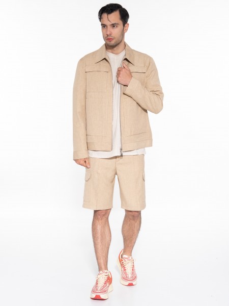 OVER-D Μπουφάν - Jacket OE1S2S3J11 Μπεζ OVER-D - 6