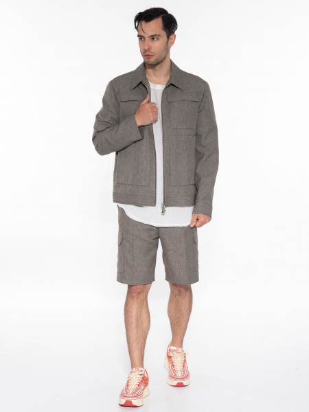 OVER-D Μπουφάν - Jacket OE1S2S3J11 Λαδί OVER-D - 6
