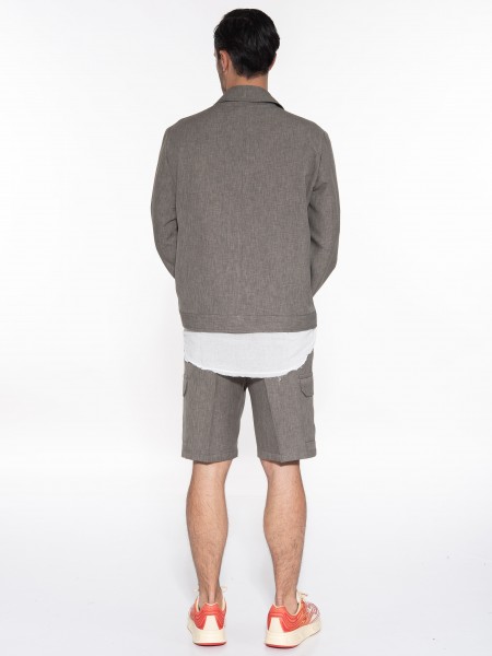 OVER-D Μπουφάν - Jacket OE1S2S3J11 Λαδί OVER-D - 8