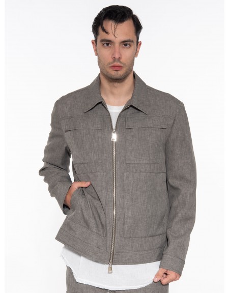 OVER-D Μπουφάν - Jacket OE1S2S3J11 Λαδί OVER-D - 1