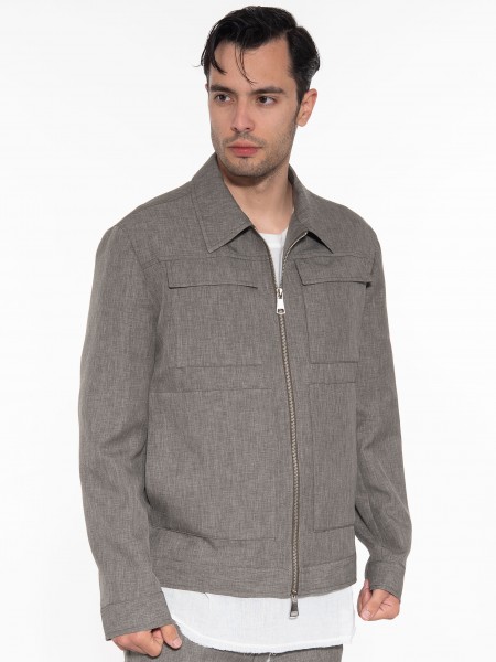OVER-D Μπουφάν - Jacket OE1S2S3J11 Λαδί OVER-D - 3