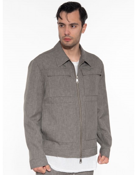 OVER-D Μπουφάν - Jacket OE1S2S3J11 Λαδί OVER-D - 3