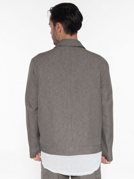 OVER-D Μπουφάν - Jacket OE1S2S3J11 Λαδί OVER-D - 2