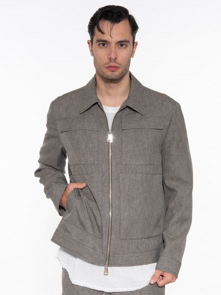 OVER-D Μπουφάν - Jacket OE1S2S3J11 Λαδί OVER-D - 10