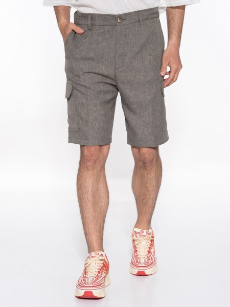 OVER-D Cargo Βερμούδα OE1S2S3S05 Λαδί OVER-D - 1