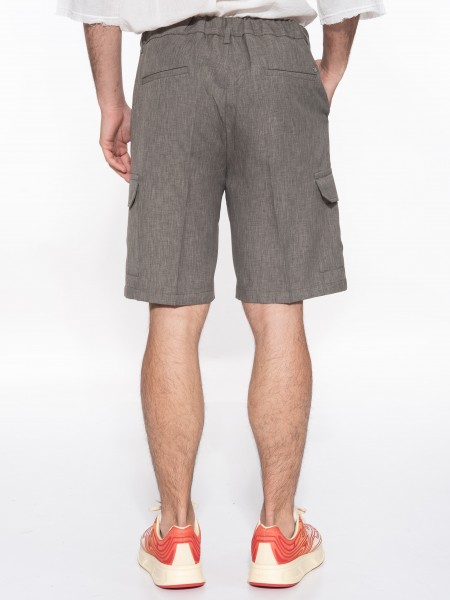 OVER-D Cargo Βερμούδα OE1S2S3S05 Λαδί OVER-D - 2