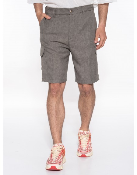 OVER-D Cargo Βερμούδα OE1S2S3S05 Λαδί OVER-D - 12