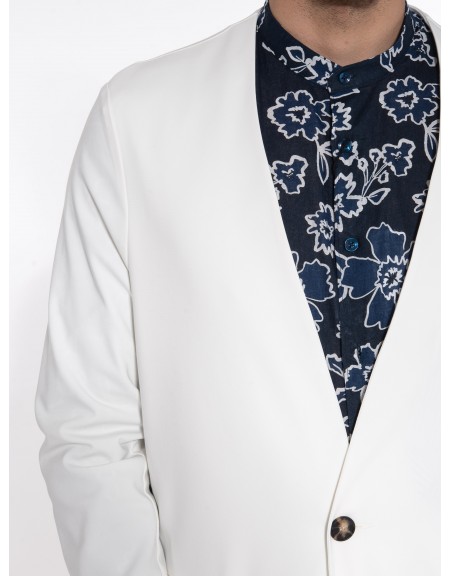 NINETEEN Σακάκι K23-1033 Εκρού NINETEEN - 5