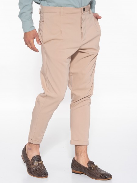 NINETEEN Chino Παντελόνι K24-1034 ΤΑΜΠΑ NINETEEN - 3