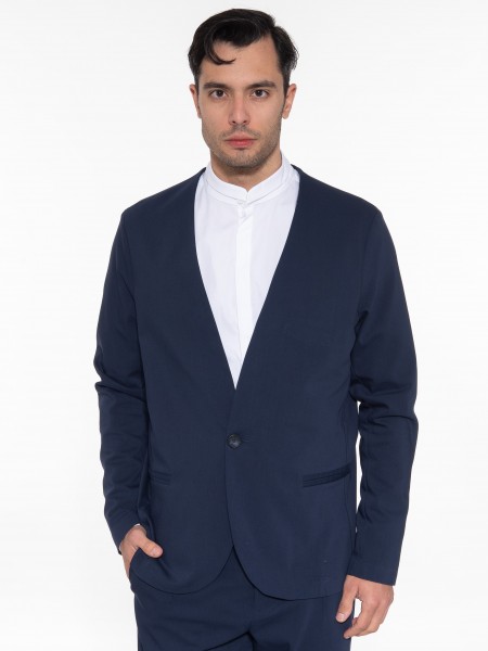 NINETEEN Σακάκι K23-1033 Μπλε NINETEEN - 10