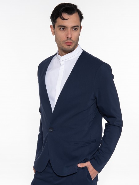 NINETEEN Σακάκι K23-1033 Μπλε NINETEEN - 3