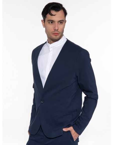 NINETEEN Σακάκι K23-1033 Μπλε NINETEEN - 3