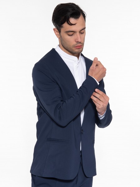 NINETEEN Σακάκι K23-1033 Μπλε NINETEEN - 4