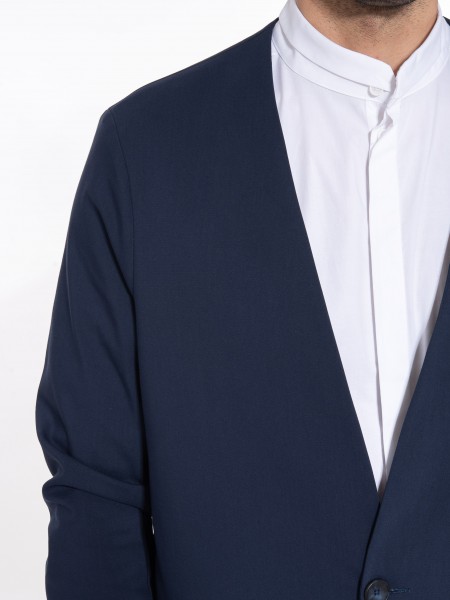 NINETEEN Σακάκι K23-1033 Μπλε NINETEEN - 5