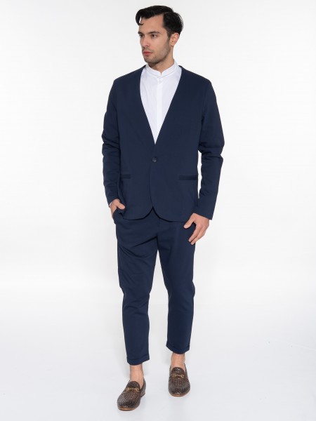 NINETEEN Σακάκι K23-1033 Μπλε NINETEEN - 8