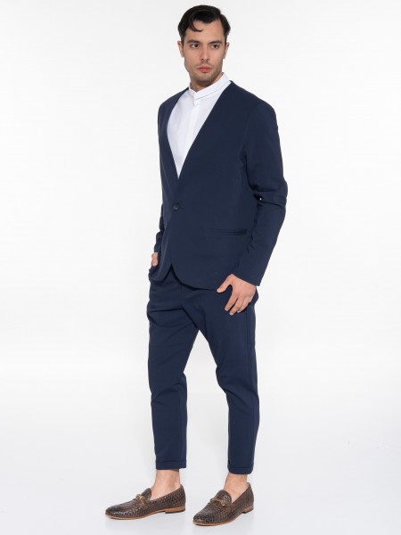 NINETEEN Σακάκι K23-1033 Μπλε NINETEEN - 9