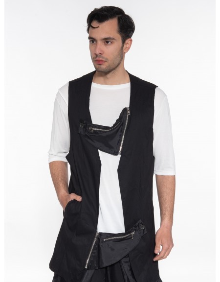 LA HAINE Vest - Jacket 3B RAZZA Black LA HAINE - 10