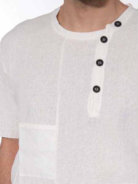 LA HAINE T-shirt 3M OMBRA Λευκό LA HAINE - 5