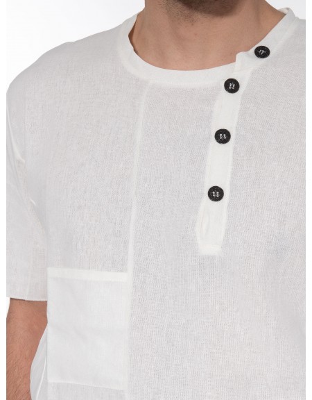 LA HAINE T-shirt 3M OMBRA Λευκό LA HAINE - 5