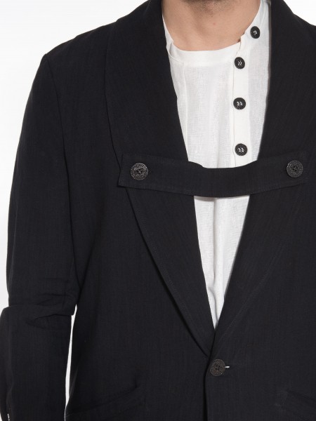 LA HAINE Σακάκι 3B PRODUCER Μαύρο LA HAINE - 5