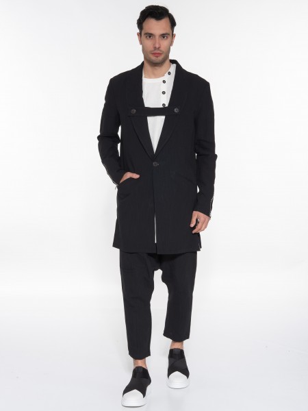 LA HAINE Σακάκι 3B PRODUCER Μαύρο LA HAINE - 6