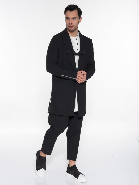 LA HAINE Σακάκι 3B PRODUCER Μαύρο LA HAINE - 7