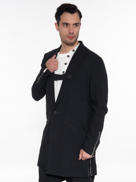 LA HAINE Σακάκι 3B PRODUCER Μαύρο LA HAINE - 4