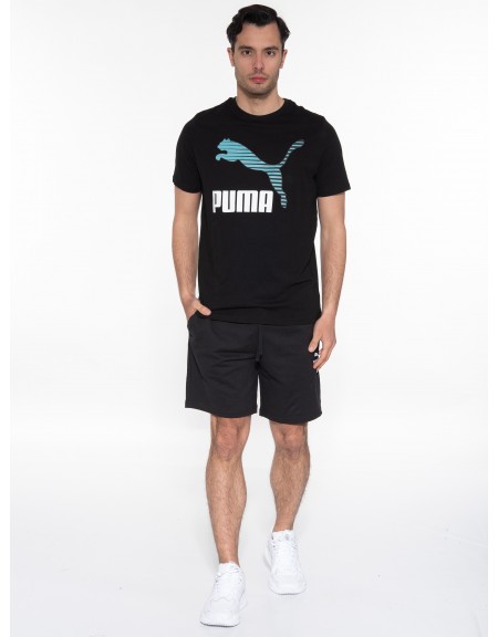 PUMA T-shirt 534652 01 Classics Logo Interest Tee Μαύρο PUMA - 6