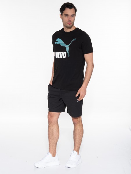 PUMA T-shirt 534652 01 Classics Logo Interest Tee Μαύρο PUMA - 9