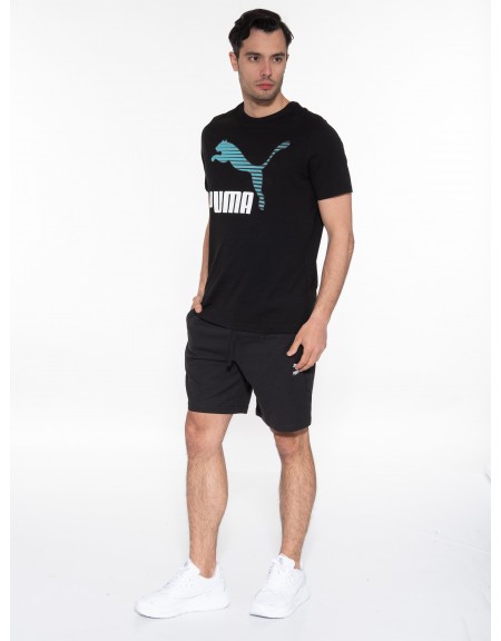 PUMA T-shirt 534652 01 Classics Logo Interest Tee Black PUMA - 9