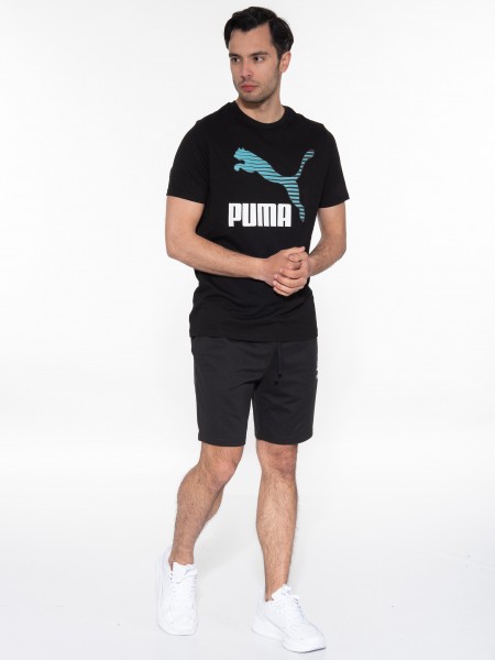 PUMA T-shirt 534652 01 Classics Logo Interest Tee Black PUMA - 7