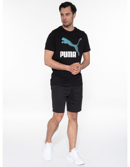 PUMA T-shirt 534652 01 Classics Logo Interest Tee Μαύρο PUMA - 7