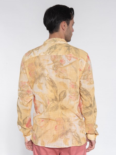 OVER-D Πουκάμισο OE1S2S3C19 Κίτρινο - Λαδί OVER-D - 2