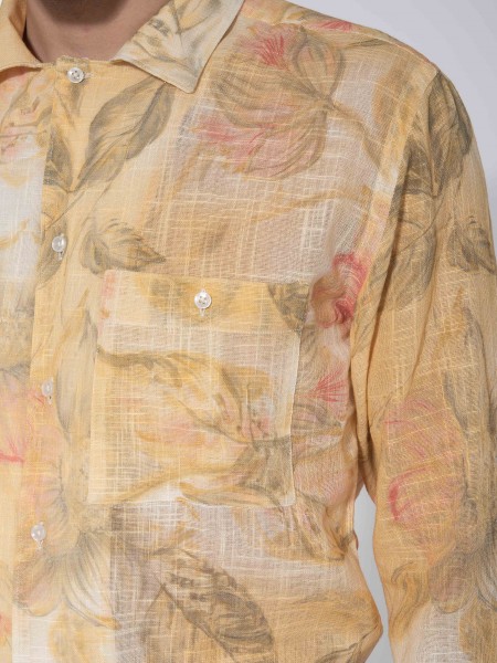 OVER-D Πουκάμισο OE1S2S3C19 Κίτρινο - Λαδί OVER-D - 5