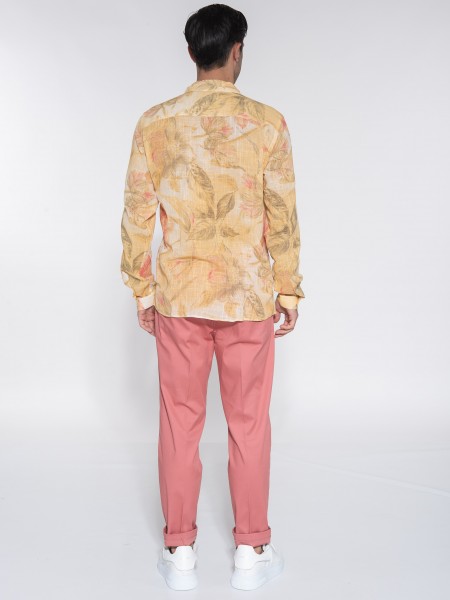 OVER-D Πουκάμισο OE1S2S3C19 Κίτρινο - Λαδί OVER-D - 9