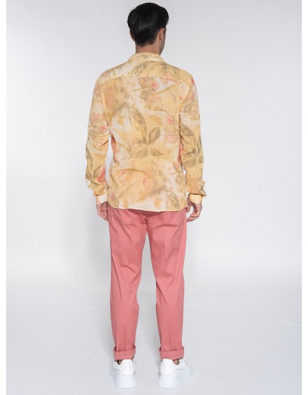 OVER-D Πουκάμισο OE1S2S3C19 Κίτρινο - Λαδί OVER-D - 9