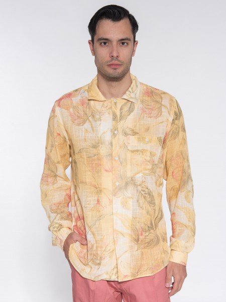 OVER-D Πουκάμισο OE1S2S3C19 Κίτρινο - Λαδί OVER-D - 1