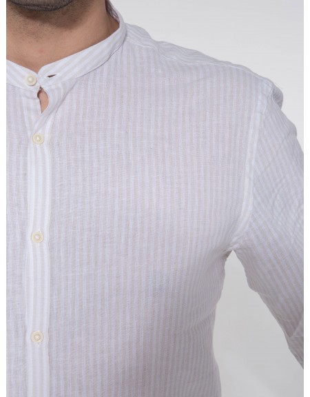 OVER-D Shirt mao OC1S0S0C01 Beige - Ecru OVER-D - 5