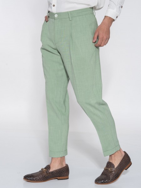 OVER-D Chino Παντελόνι OE1S2S3P29 Φυστικί - Πράσινο OVER-D - 4