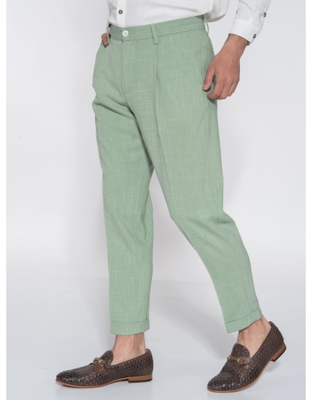 OVER-D Chino Παντελόνι OE1S2S3P29 Φυστικί - Πράσινο OVER-D - 4