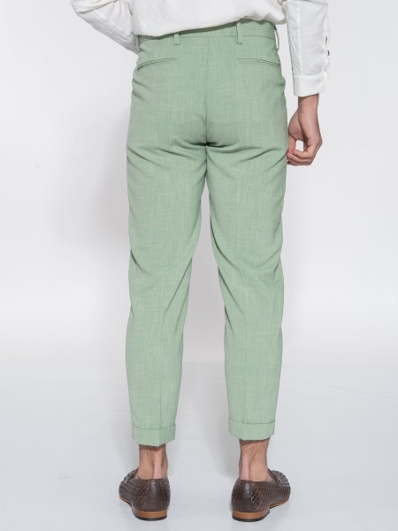 OVER-D Chino Παντελόνι OE1S2S3P29 Φυστικί - Πράσινο OVER-D - 2