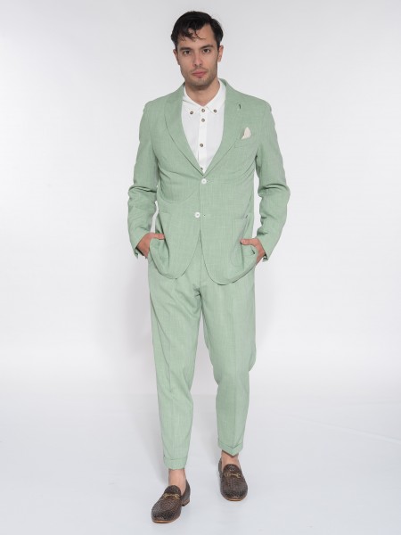 OVER-D Chino Παντελόνι OE1S2S3P29 Φυστικί - Πράσινο OVER-D - 6