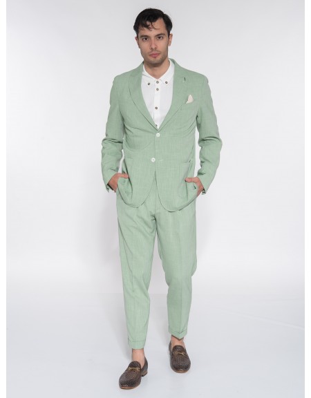 OVER-D Chino Παντελόνι OE1S2S3P29 Φυστικί - Πράσινο OVER-D - 6