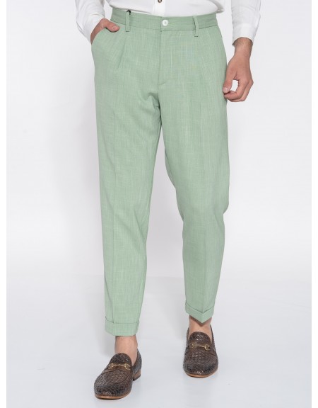 OVER-D Chino Παντελόνι OE1S2S3P29 Φυστικί - Πράσινο OVER-D - 12